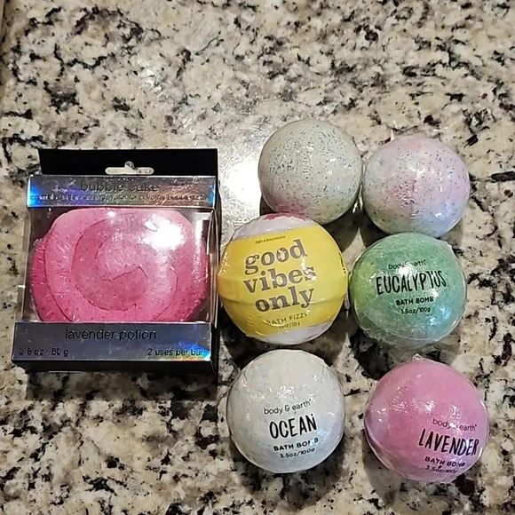 Bath Bomb Bundle- Set of 7 - Picture 1 of 2